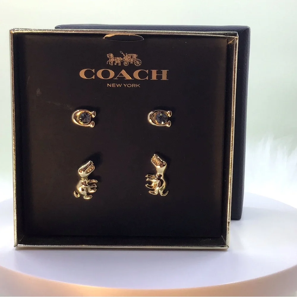 Coach REXY Post Earrings Set - Picture 2 of 6